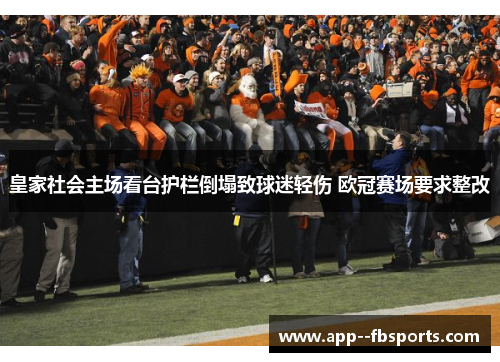 皇家社会主场看台护栏倒塌致球迷轻伤 欧冠赛场要求整改 皇家社会主场看台护栏倒塌致球迷轻伤 欧冠赛场要求整改